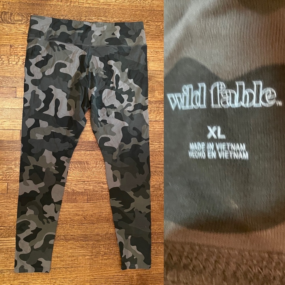 camo leggings !!
